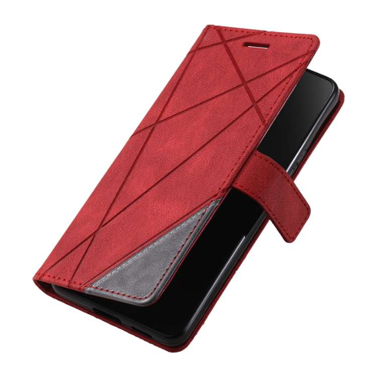Preklopna torbica za Xiaomi Redmi Note 13 Pro, WLGO-Lines, rdeča