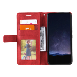 Preklopna torbica za Xiaomi Redmi Note 13 Pro, WLGO-Lines, rdeča