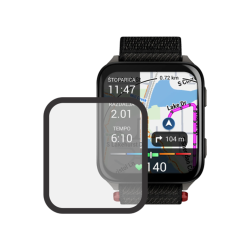 Hibridno zaščitno steklo za Garmin Venu X1 z visoko prosojnostjo in natančnim prileganjem učinkovito ščiti zaslon pred praskami in poškodbami.