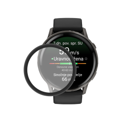 Hibridno zaščitno steklo za Garmin Venu 4 (45 mm) z visoko prosojnostjo in natančnim prileganjem učinkovito ščiti zaslon pred praskami in poškodbami.