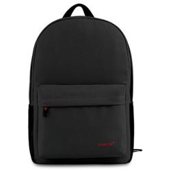 Črn nahrbtnik Tigernu MIMAS za prenosnike do velikosti 15,6" (diagonala) z minimalističnim dizajnom, sprednjim žepom na zadrgo in oblazinjenimi naramnicami nudi praktično in varno shranjevanje za vsakodnevno uporabo.
