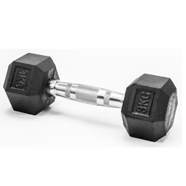Gumirana ročka Fitmotiv Hex 3 kg_1