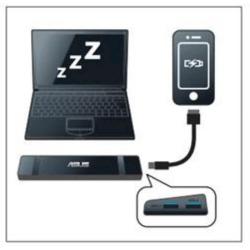 Priklopna postaja Asus USB3.0 HZ-3A PLUS Docking Station (napaja izbrane prenosnike do 90W)