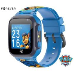 Otroška pametna ura Forever KW-60 Paw Patrol Bron - Chase, 1.44" zaslon, LBS, modra