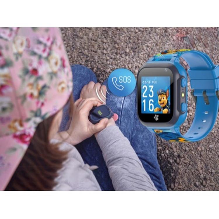 Otroška pametna ura Forever KW-60 Paw Patrol Bron - Chase, 1.44" zaslon, LBS, modra