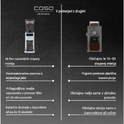 Primerjava funkcij kavnega aparata CASO Coffee Compact electronic 600W z običajnimi kavnimi mlinčki.