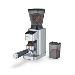 Kavni aparat CASO Coffee Compact electronic 600W z mlinčkom za zrna in posodo za mleto kavo.