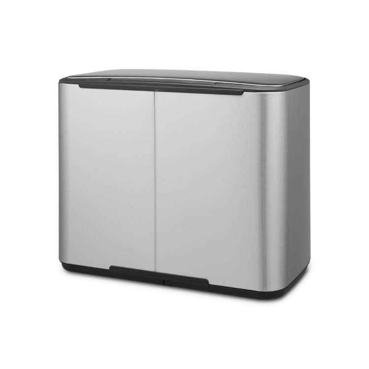 Koš za smeti Brabantia 121128, 3 x 11 L, srebrn, na pedal