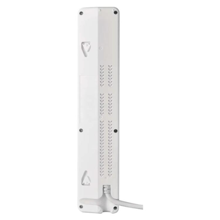 Podaljšek GoSmart 2 m / 4 vtičnice / s stikalom / USB, belo-črni
