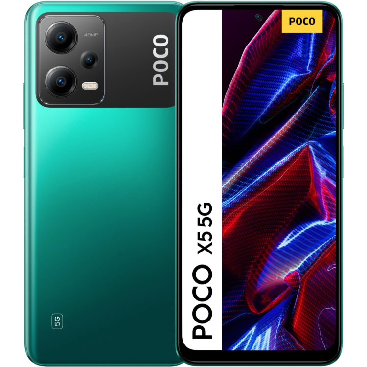 Pametni telefon Xiaomi POCO X5 5G, 6+128GB, zelena