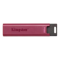 USB ključ Kingston 512GB DT Max, 3.2 Gen2, 1000/900MB/s, kovinski, drsni