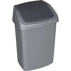 Koš za smeti Curver Swing, 10l, temno siv /antracit