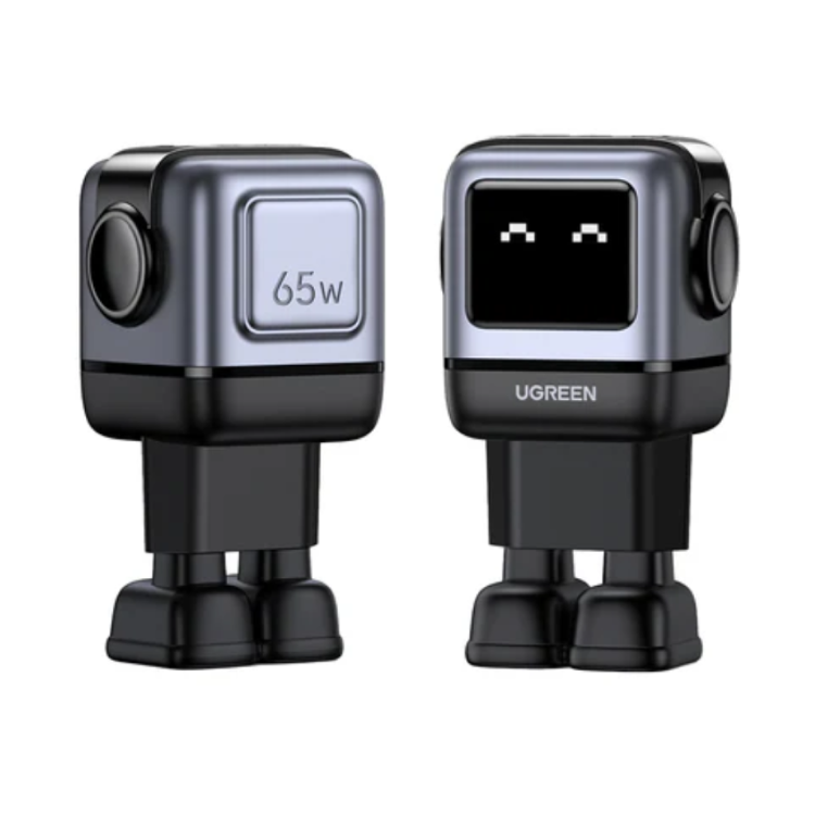 Hišni polnilec Ugreen Nexode RG 65W GaN, siv