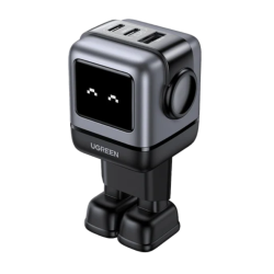 Hišni polnilec Ugreen Nexode RG 65W GaN, siv