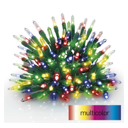 Božična veriga EMOS, LED 150, 22,35 m, zunanja in notranja, večbarvna