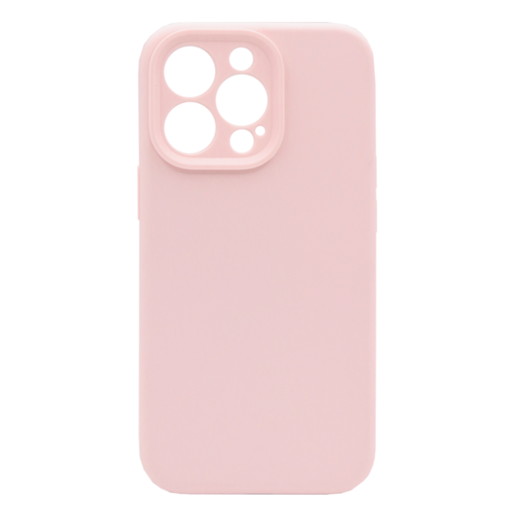 Silikonski ovitek (liquid silicone) za Apple iPhone 14 Pro, Soft, pastelno roza