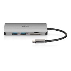 D-link USB-C 8 v 1 HUB HDMI-LAN, USB