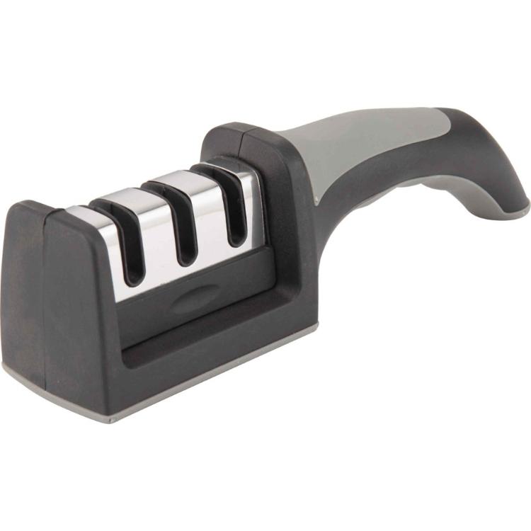 Cheffino ročni brusilec za nože La Spezia s tremi režami za brušenje.