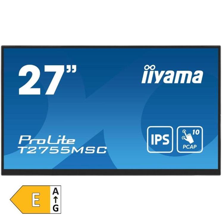 iiyama ProLite T2755MSC 27‑palčni monitor na dotik z IPS panelom in energijskim razredom E.