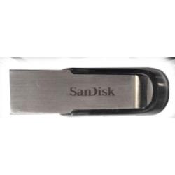 USB ključ SanDisk, 32 GB, Ultra Flair, USB 3.0, srebrn, kovinski, brez pokrovčka