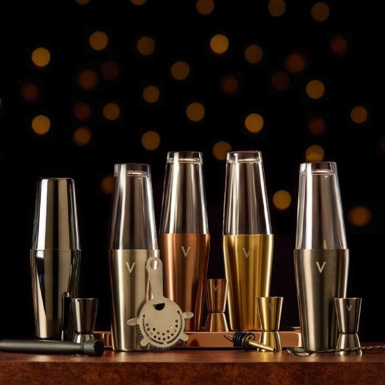 Koktejl set VonShef Brushed Graphite