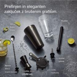 Koktejl set VonShef Brushed Graphite