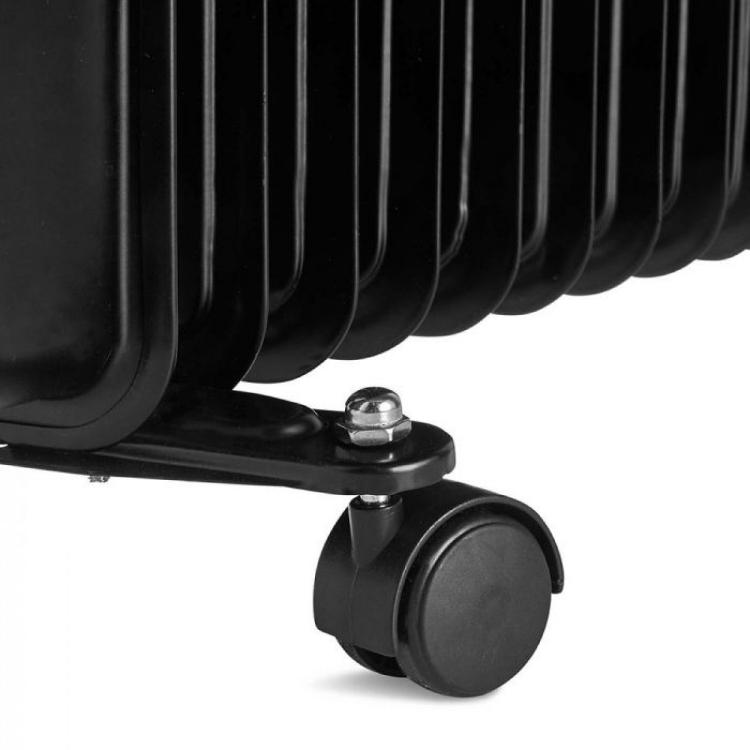 Električni oljni radiator VonHaus 2500645, 2500 W, črn