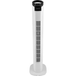 Sencor stolpni ventilator z ozkim ohišjem in stabilnim podstavkom