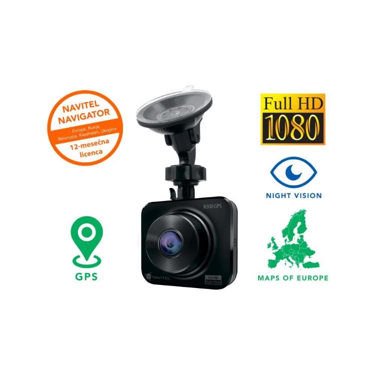 Avto kamera NAVITEL R300 GPS, Full HD, 2" zaslon_1