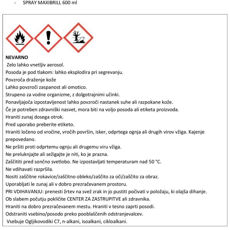 Antistatik sprej Maxibrill, 600 ml_2