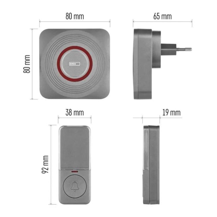 Brezžični hišni zvonec GoSmart P5735SS