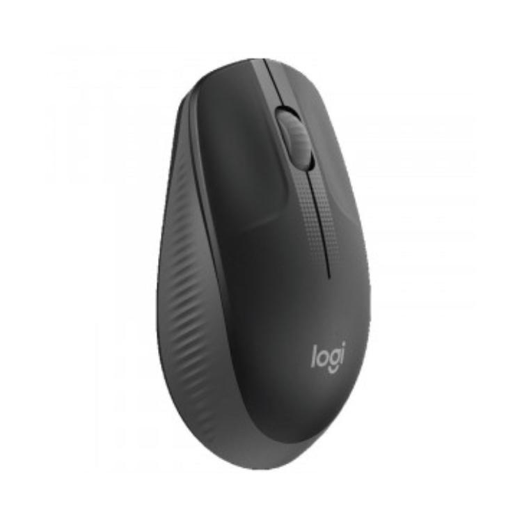 Logitech M190 brezžična optična miška, črna_1