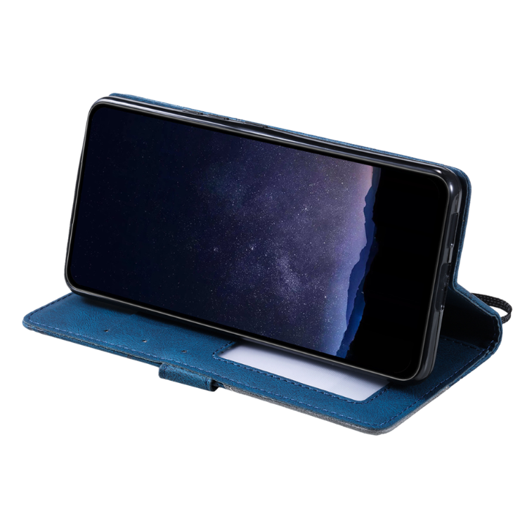 Preklopna torbica za Xiaomi Redmi Note 13, WLGO-Lines, modra