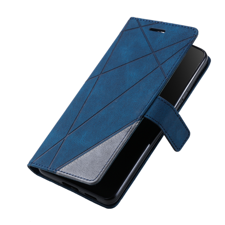 Preklopna torbica za Xiaomi Redmi Note 13, WLGO-Lines, modra