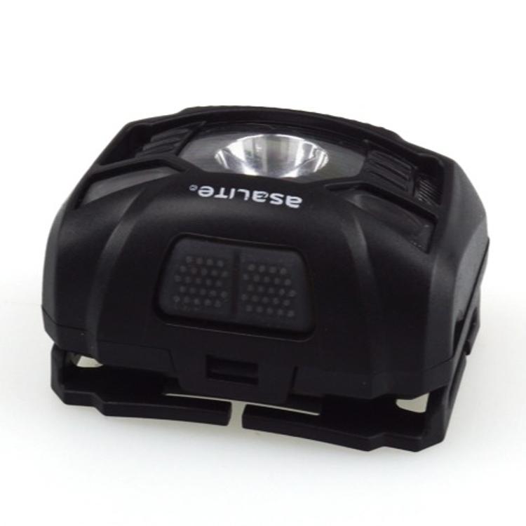 Naglavna svetilka Cree LED, 3 W, ASAL0169, črna, polnilna + senzor_2