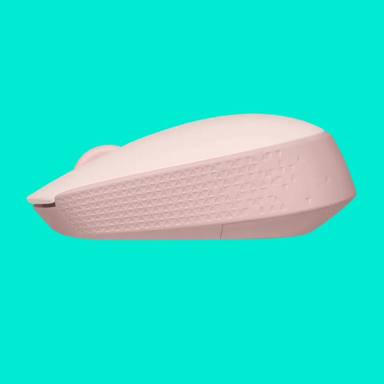 Brezžična optična miška Logitech M171, roza