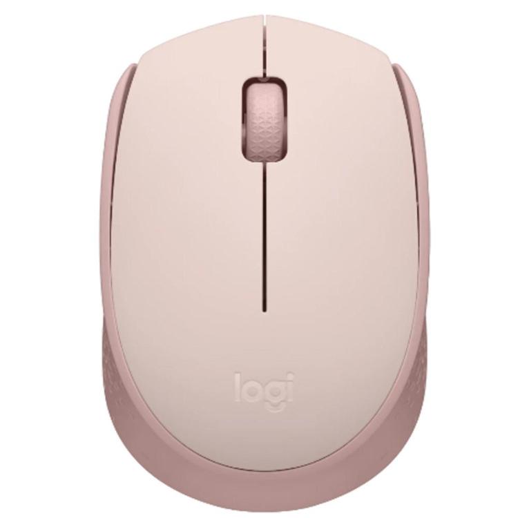 Brezžična optična miška Logitech M171, roza