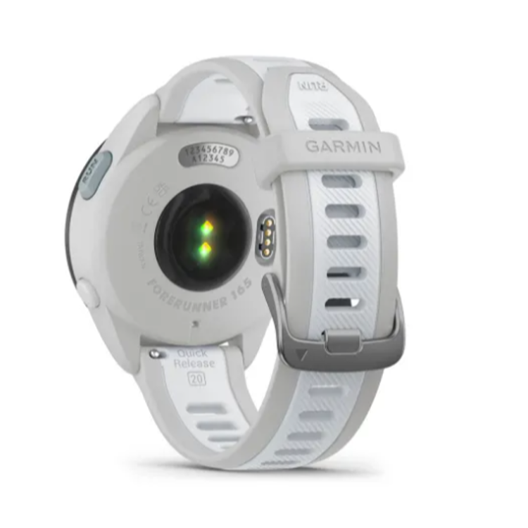 Pametna ura Garmin Forerunner 165 Music, megleno siv/bel