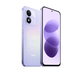 Xiaomi Redmi Note 17 4/128GB Celestial Purple (26012RN62Y) – sprednji in zadnji pogled vijoličnega telefona z dvojno kamero.