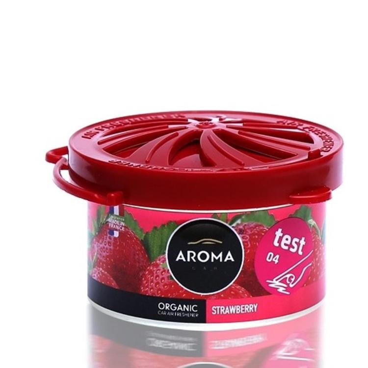Aroma Car Organic Car air freshener Strawberry 40 g