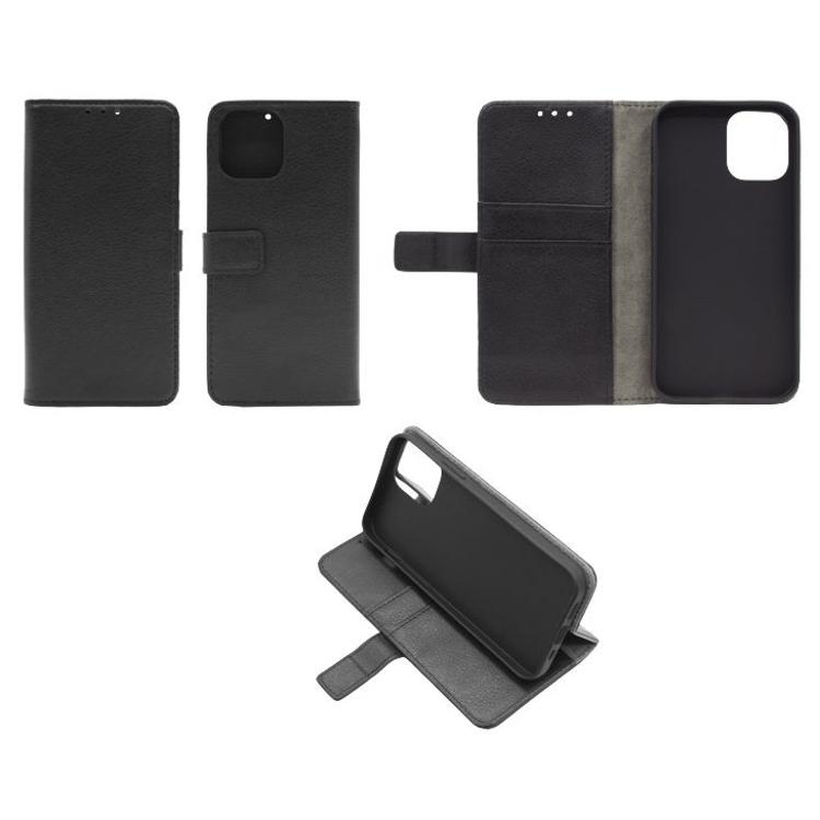 Apple iPhone 12 / 12 Pro, preklopna torbica (WLG), črna_1