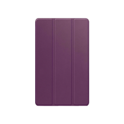 Vijolična preklopna torbica za Samsung Galaxy Tab A11 8.7 z zaščito zaslona in funkcijo stojala.