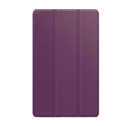 Vijolična preklopna torbica za Samsung Galaxy Tab A11 8.7 z zaščito zaslona in funkcijo stojala.