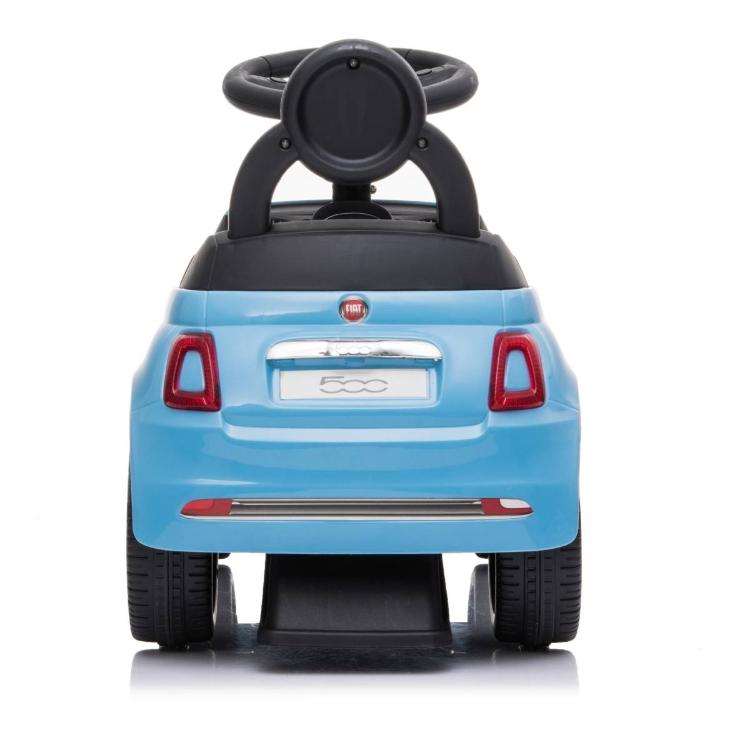 Moder avto na potiskanje z volanom, pogled od zadaj