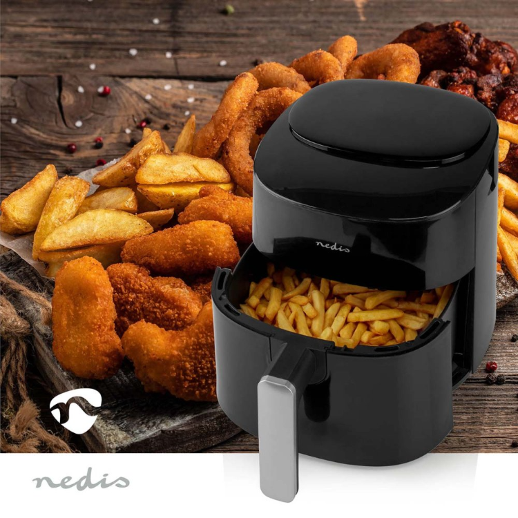 Cvrtnik na vroči zrak Nedis KAAF160BK, 4,2l, 1300 W