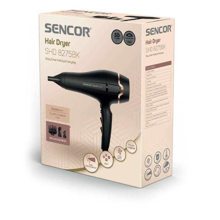Sušilnik las Sencor SHD8275BK, 2400 W