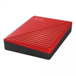 Prenosni zunanji trdi disk WD My Passport 4 TB, USB 3.0 (2.0), WD Backup, WD Security, WD Drive Utilities, rdeča_1