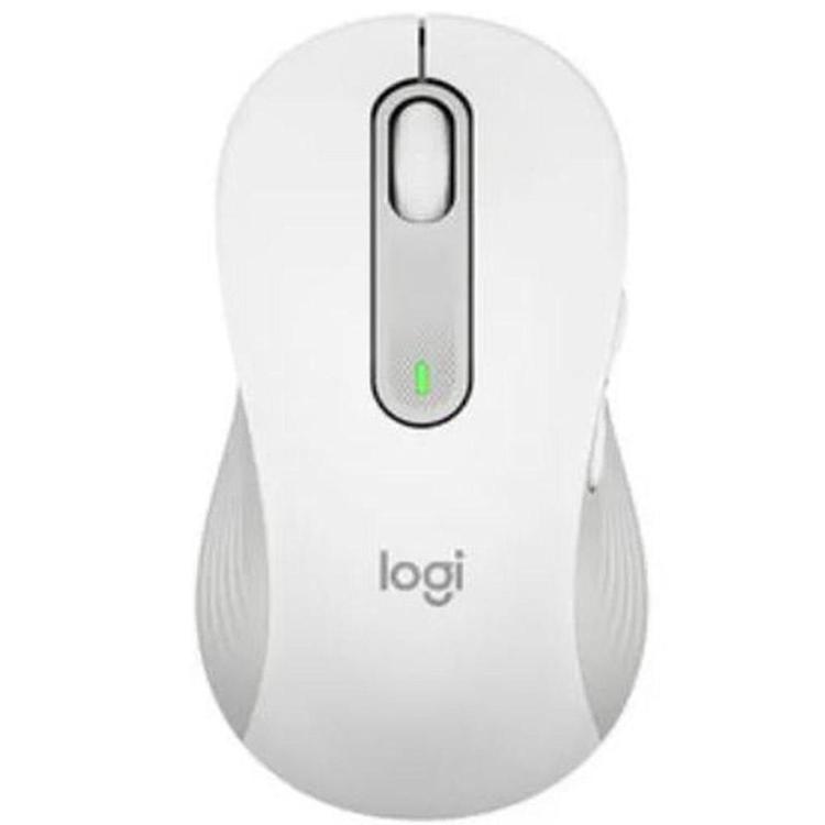 Brezžična optična miška Logitech Signature M650 L left, velikost L, za levičarje, bela