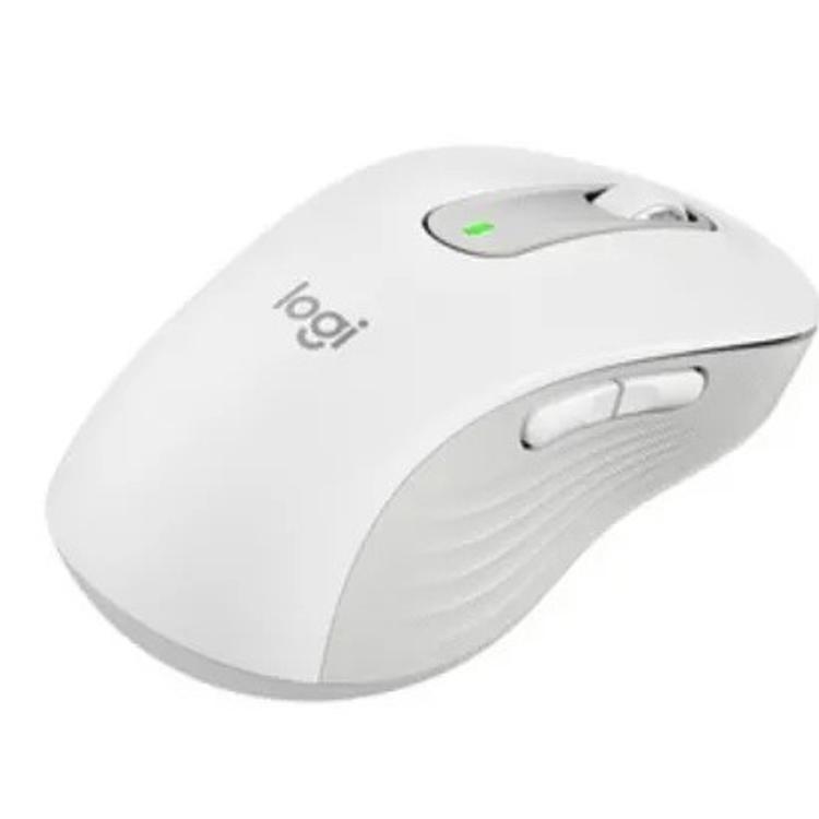 Brezžična optična miška Logitech Signature M650 L left, velikost L, za levičarje, bela