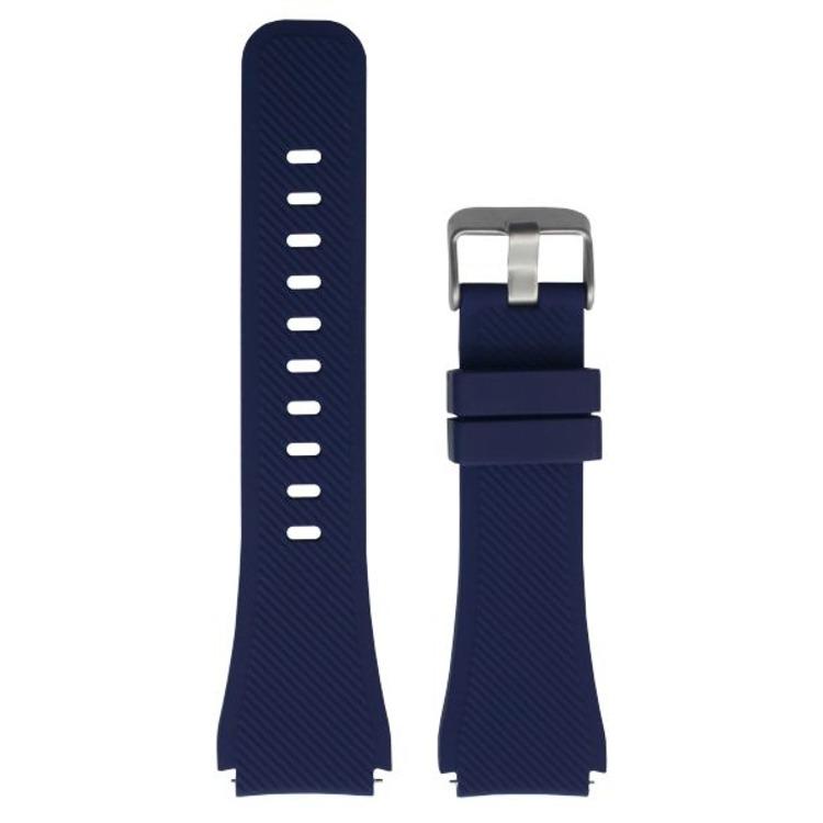 Silikonski pašček Samsung Gear S3, 22 mm, temno moder_1